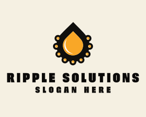 Ripple - Liquid Fuel Droplet logo design