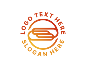 Company - Modern Loop Chain logo design