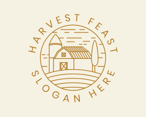 Agricultural Farm Field logo design