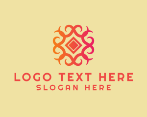 Tribal - Ornate Decor Tile logo design