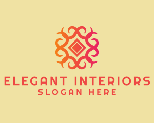 Ornate Decor Tile  logo design