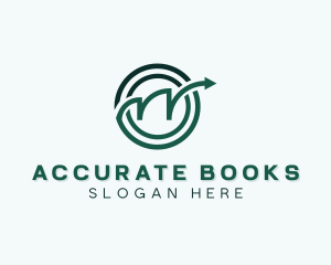 Bookkeeper - Finance Arrow Analytics logo design