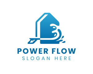 Power Washer Cleaning logo design