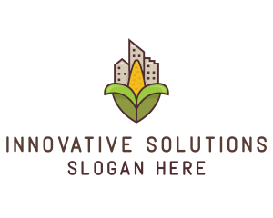 Rural Corn Building logo design