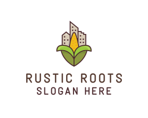 Rural - Rural Corn Building logo design