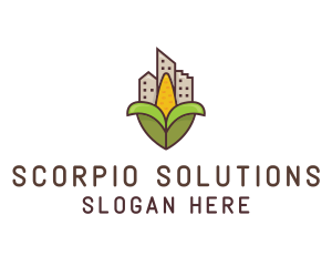 Rural Corn Building logo design