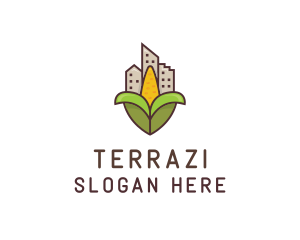 Rural Corn Building logo design