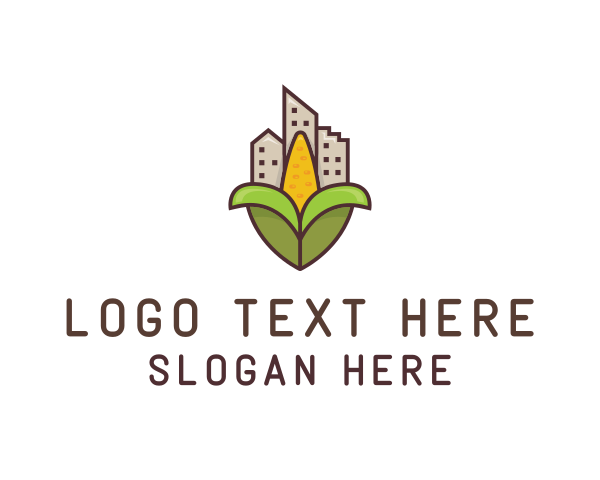 Buildings - Rural Corn Building logo design