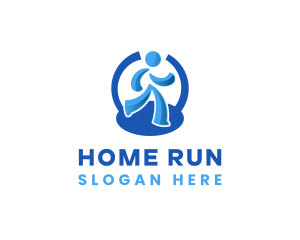 Jogger Marathon Athlete logo design