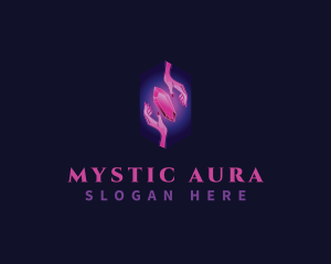 Mystic Crystal Hand  logo design