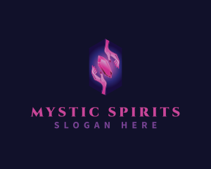 Mystic Crystal Hand  logo design