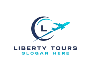 Travel Airline Tour logo design