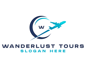 Travel Airline Tour logo design