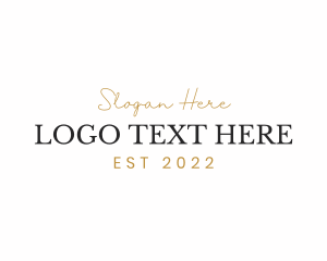 Plastic Surgeon - Luxury Modern Wordmark logo design