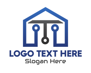 Technology - Tech Circuit House logo design