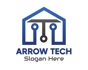 Tech Circuit House logo design