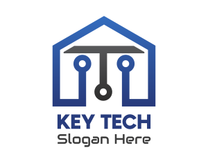 Tech Circuit House logo design