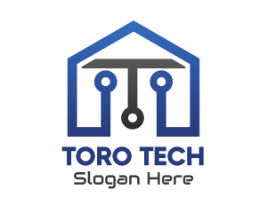 Tech Circuit House logo design