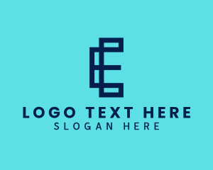 Lettermark - Professional Architect Letter E logo design