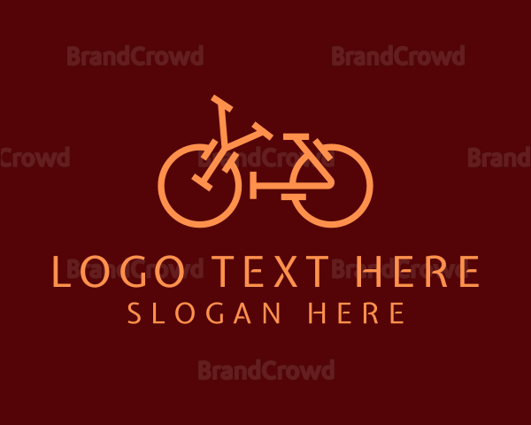 Minimalist Bicycle Letter YA Logo
