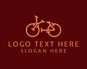 Minimalist - Minimalist Bicycle Letter YA logo design