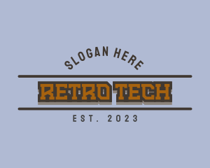 Retro Masculine Studio logo design