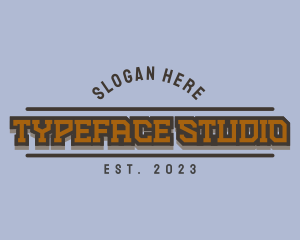 Retro Masculine Studio logo design