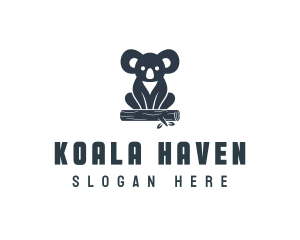 Koala Animal Safari logo design