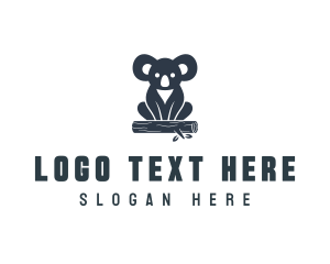 Zoo - Koala Animal Safari logo design