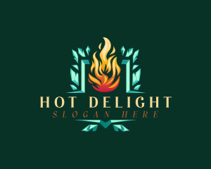 Fire Ice Element logo design