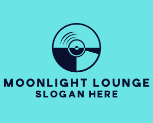 Nightclub - Vinyl Record Disc logo design