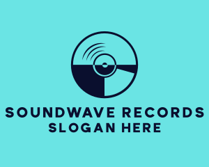 Vinyl Record Disc logo design