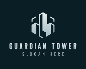 Building Tower Skyscraper logo design