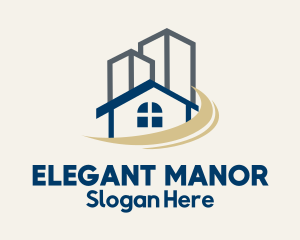 Manor - Housing Realty Property logo design