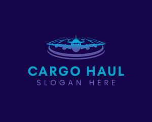 Airplane Travel Logistics logo design