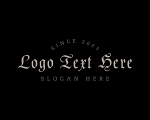 Gangster - Urban Gothic Wordmark logo design
