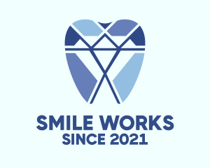 Dental - Diamond Dental Dentist Tooth logo design
