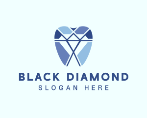 Diamond Dental Dentist Tooth logo design