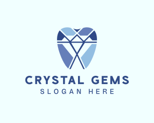 Diamond Dental Dentist Tooth logo design