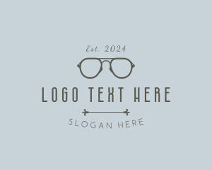 Optic - Premium Optical Eyeglasses logo design