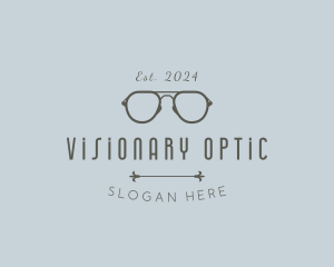 Optic - Premium Optical Eyeglasses logo design