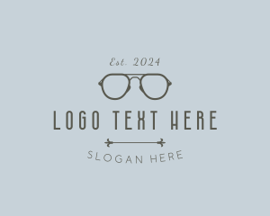 Visual - Premium Optical Eyeglasses logo design