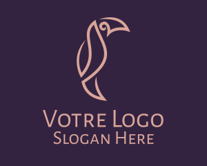 Outline - Linear Toucan Bird logo design