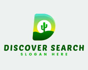 Nature Desert Cactus logo design