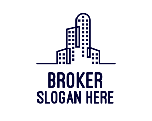 Skyscraper Realty Broker logo design