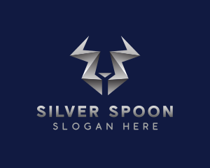 Modern Metallic Horns logo design