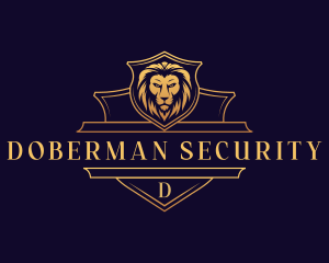 Luxury Lion Security logo design