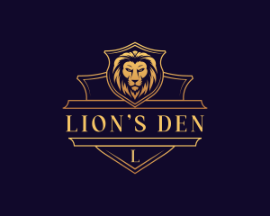 Luxury Lion Security logo design