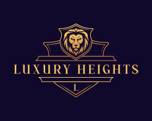 Luxury Lion Security logo design