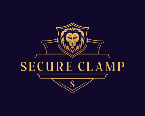 Luxury Lion Security logo design